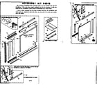 Kenmore 10667160 accessory kit parts diagram