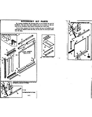 Accessory kit parts