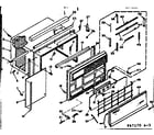 Kenmore 10667170 cabinet parts diagram