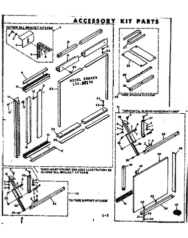 Accessory kit parts