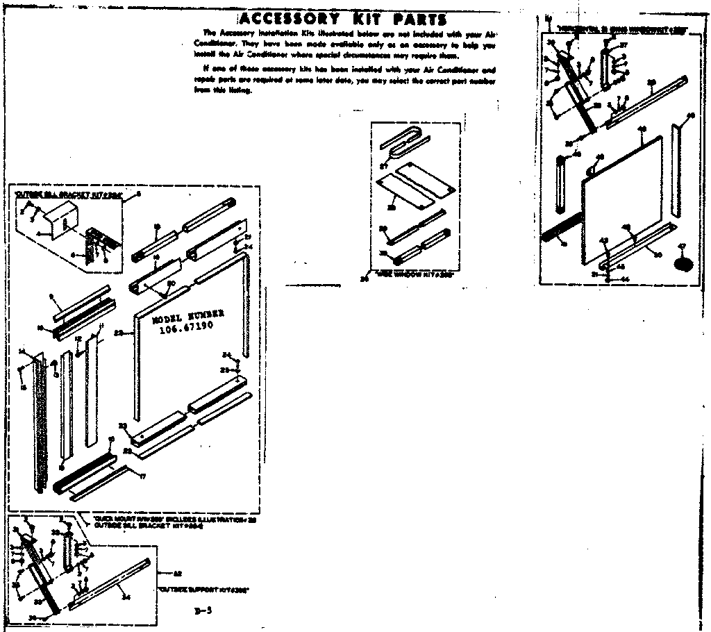 ACCESSORY KIT PARTS