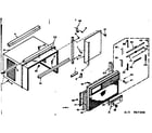 Kenmore 10667200 cabinet parts diagram