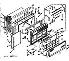 Kenmore 10667210 cabinet parts diagram