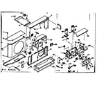 Kenmore 10667210 air flow parts diagram