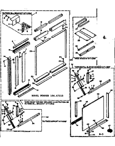 Accessory kit parts