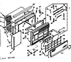 Kenmore 10667700 cabinet parts diagram