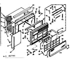Kenmore 10667701 cabinet parts diagram