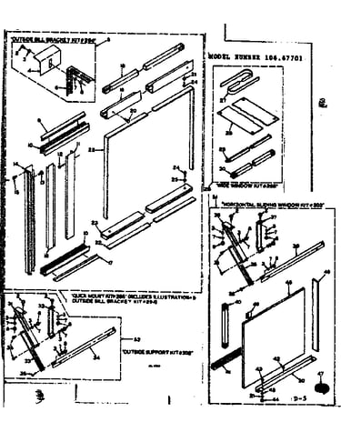 Accessory kit parts