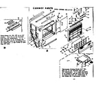 Kenmore 10667720 cabinet parts diagram