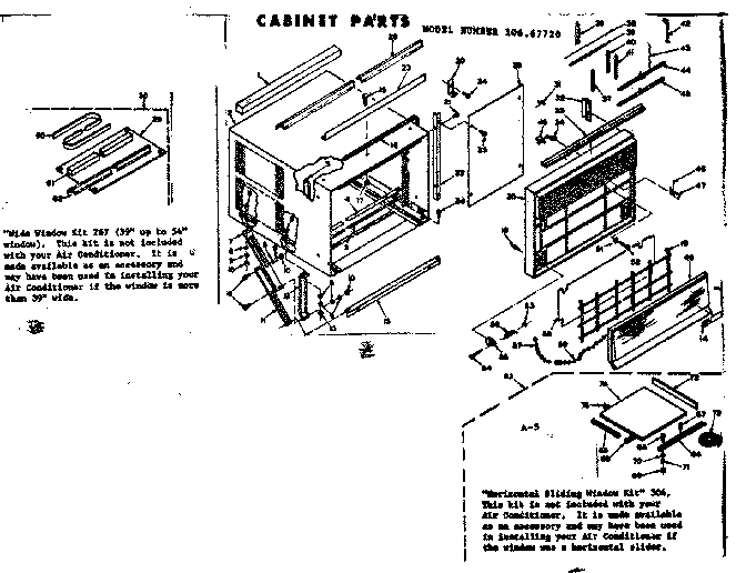 Cabinet parts
