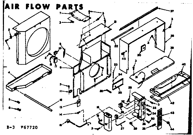 Air flow parts