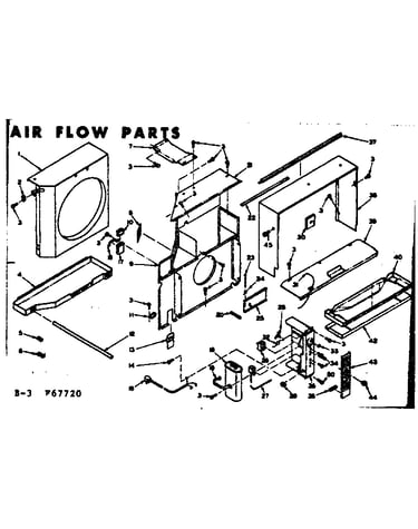 Air flow parts
