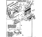 Kenmore 10667740 cabinet parts diagram