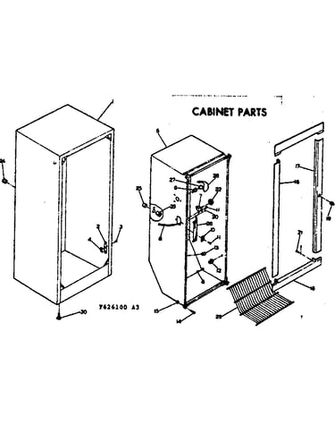 Cabinet parts