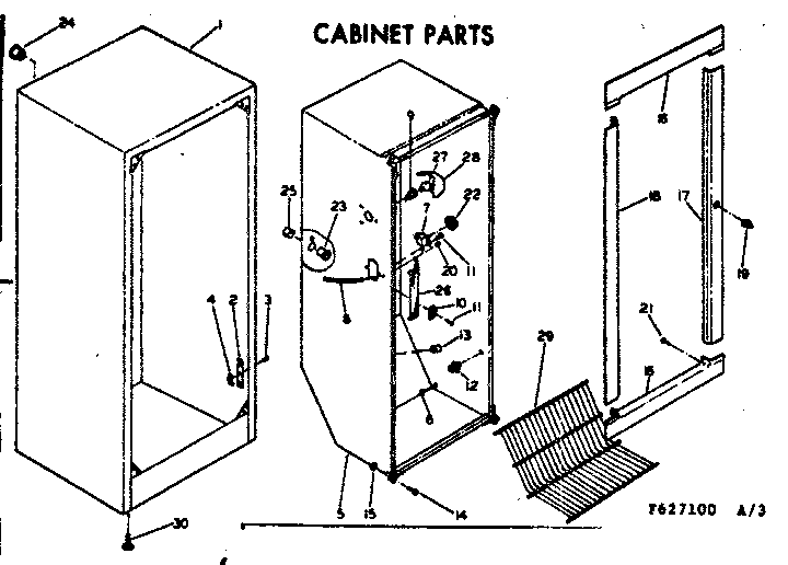 Cabinet parts