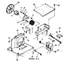 Kenmore 25365051 electrical system & air handling parts diagram