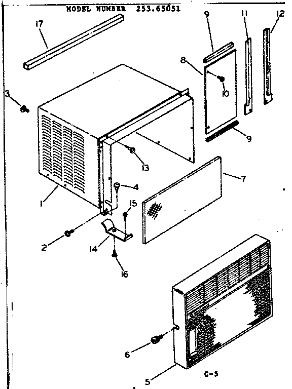 CABINET AND FRONT PARTS