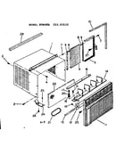 Cabinet and front parts