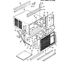 Kenmore 25365901 cabinet and front parts diagram