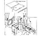 Kenmore 25365901 electrical system & air handling parts diagram