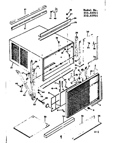 Cabinet & front parts