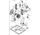 Kenmore 25365921 refrigeration system & air handling parts diagram