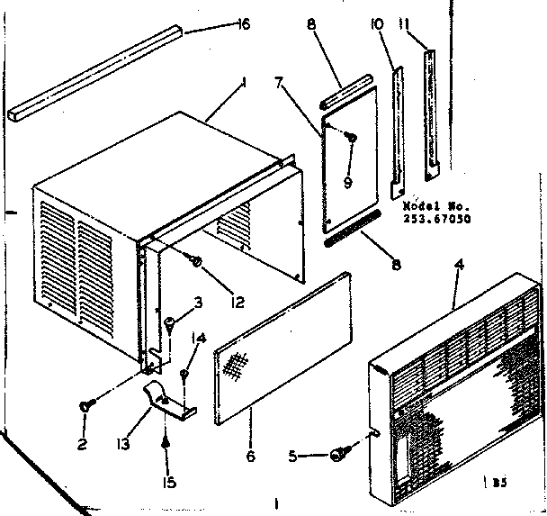 Cabinet & front parts