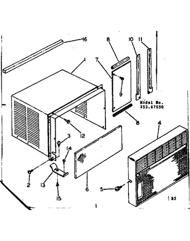 Cabinet & front parts