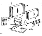 Kenmore 25367050 unit parts diagram