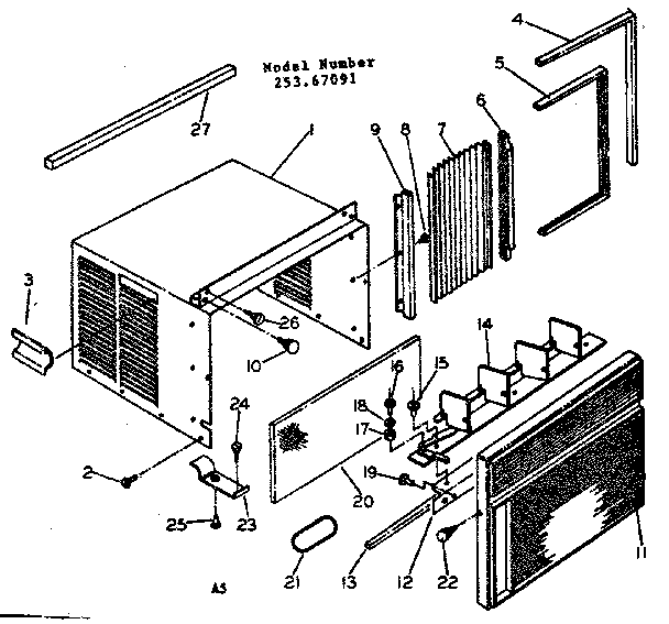Cabinet & front parts