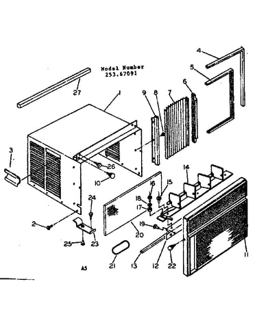 Cabinet & front parts
