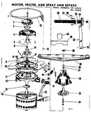 Motor, heater and spray arm details