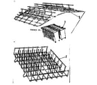 Kenmore 58765831 rack assemblies diagram