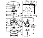 Kenmore 58765850 motor, heater and impeller details diagram