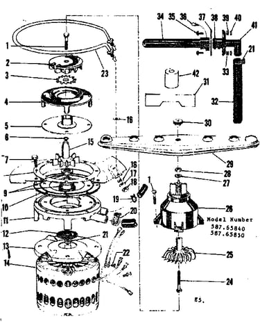 Motor, heater and impeller details