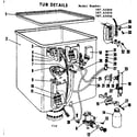 Kenmore 58765860 tub details diagram