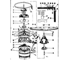 Kenmore 58765860 motor, heater and impeller details diagram