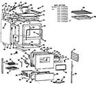 Kenmore 1037466666 body section diagram