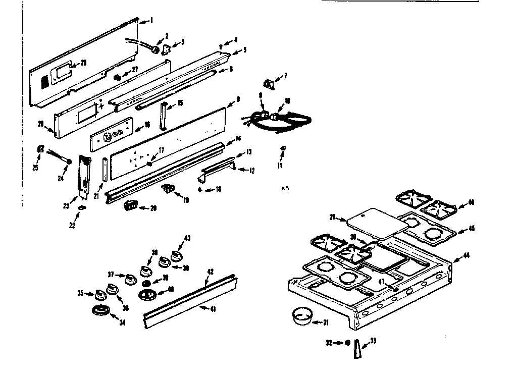 BACKGUARD AND MAINTOP