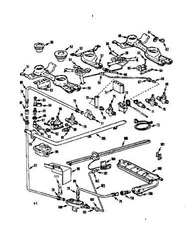 Burner section