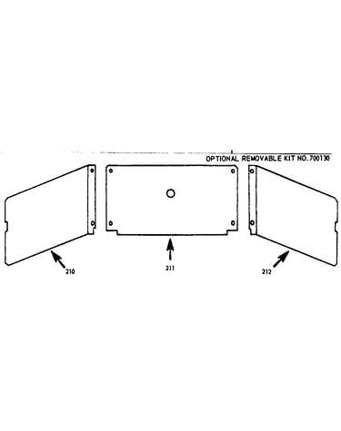 Optional removable kit no. 700130