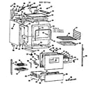 Kenmore 1037486641 body section diagram