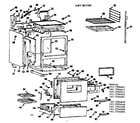 Kenmore 1037506696 body section diagram