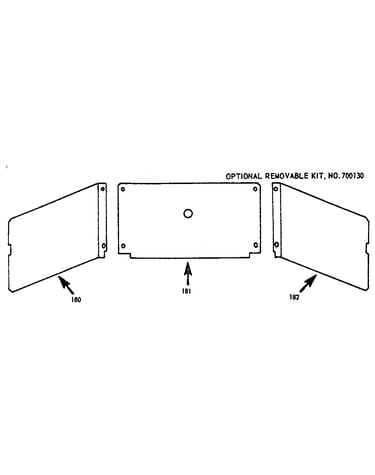 Optional removable kit, no.700130
