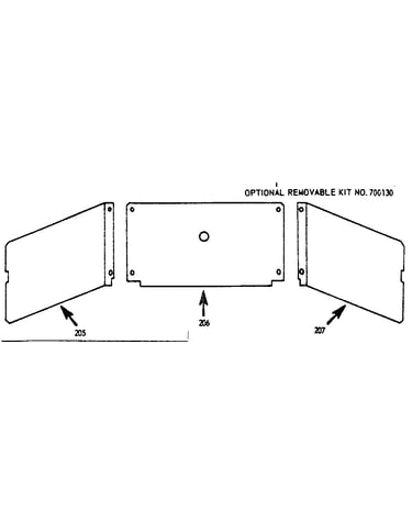 Optional removable kit no. 700130