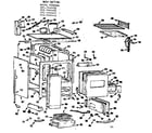 Kenmore 1037666641 body section diagram