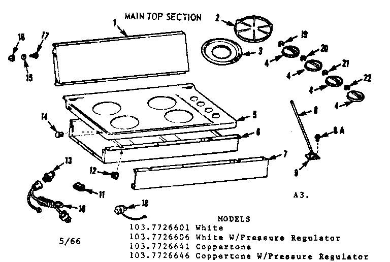Main top section
