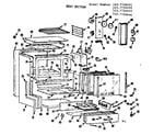 Kenmore 1037726601 body section diagram