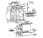 Kenmore 1037316601 body section diagram