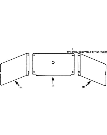 Optional removable kit no. 700130